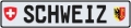 Switzerland European License Plate